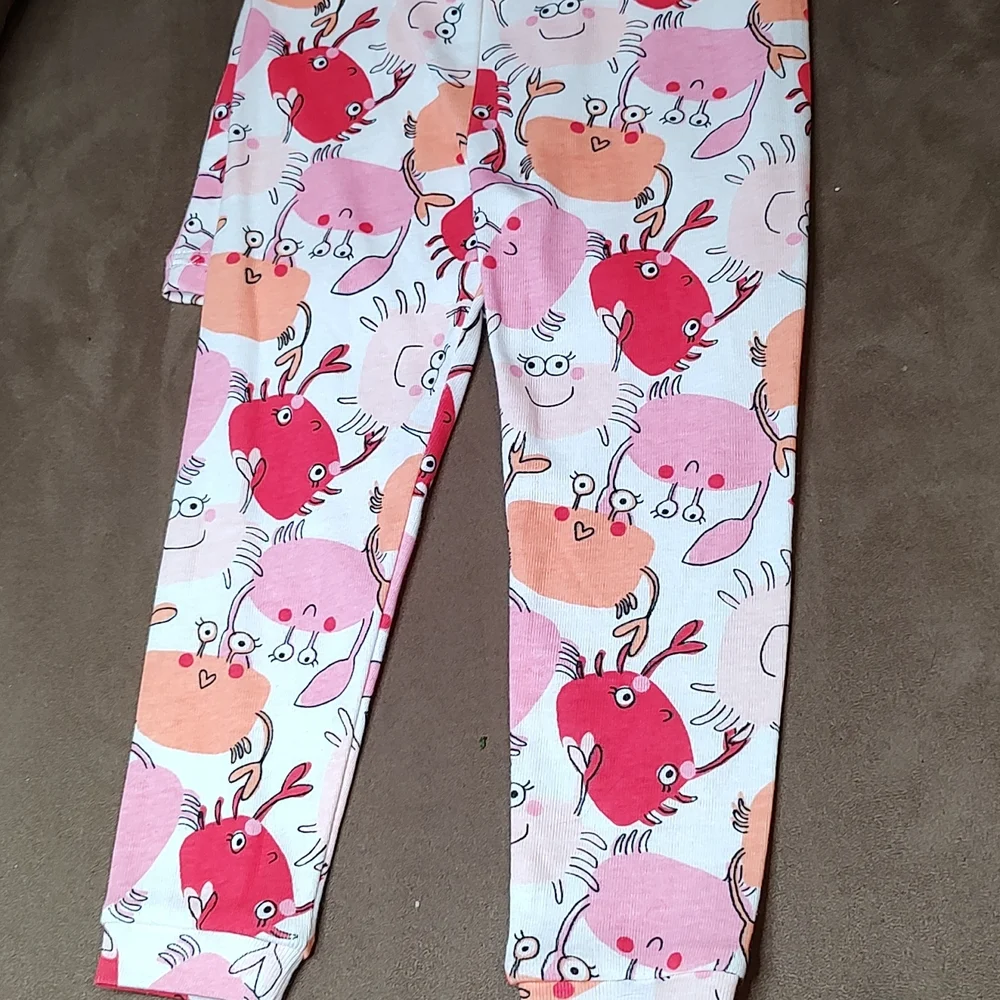 Carters Kids' 4-Piece Bedtime Makes Me Crabby PJ Set 18 month NWT